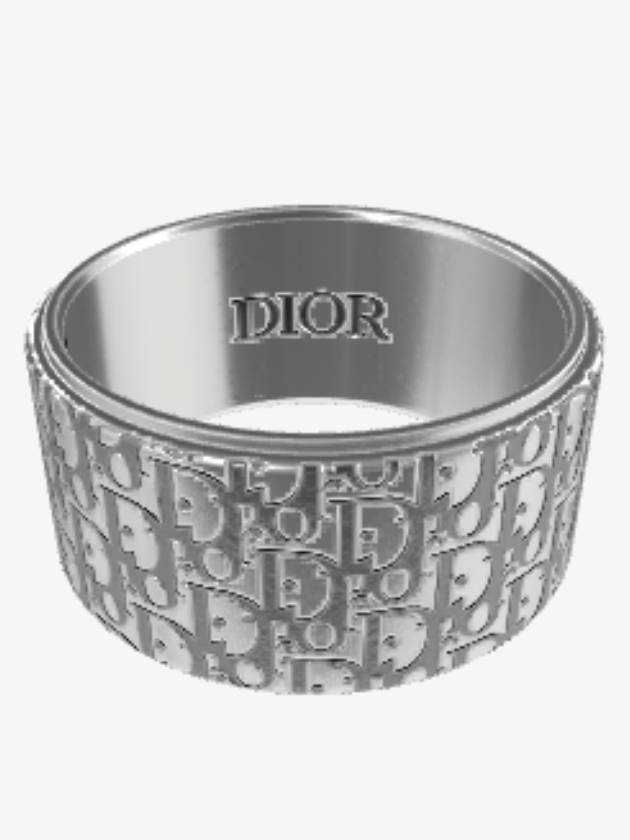 Oblique Ring Ring Silver - DIOR - BALAAN.