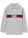 Kids Polo Shirt 787342XJF3F 1049 GRAY - GUCCI - BALAAN 3