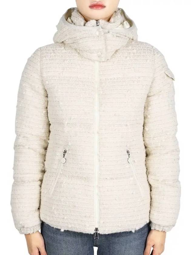 Women's Fourmines Short Down Padding White Ivory - MONCLER - BALAAN 3