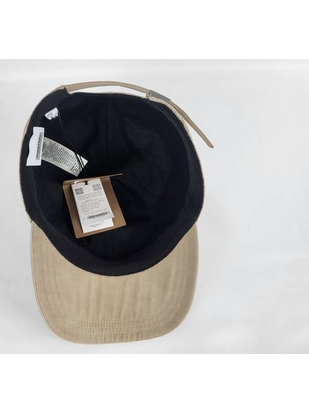 EKD Technical Cotton Base Ball Cap Beige - BURBERRY - BALAAN 8