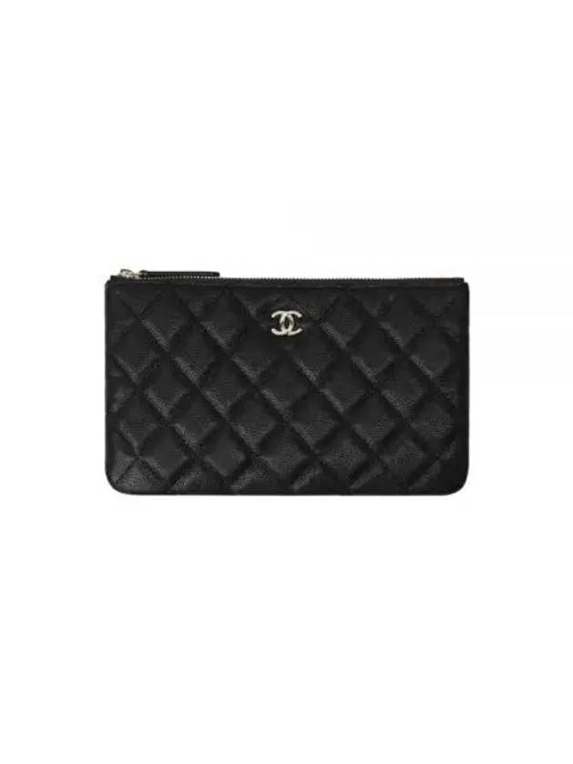 Small Classic Pouch Grained Calfskin & Gold Black - CHANEL - BALAAN 2