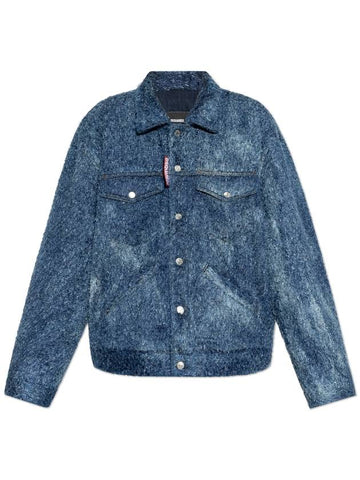 Dsquared2 Jacket With Logo, Women's, Blue - DSQUARED2 - BALAAN 1