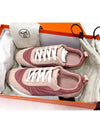 Bouncing Parachute Fabric Low Top Sneakers Rose - HERMES - BALAAN 3