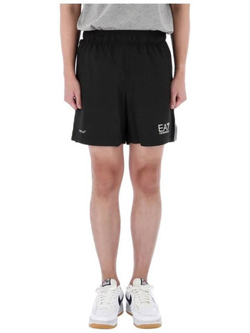 Armani EA7 Logo Track Short Pants 8NPS07 1200 - EMPORIO ARMANI - BALAAN 1