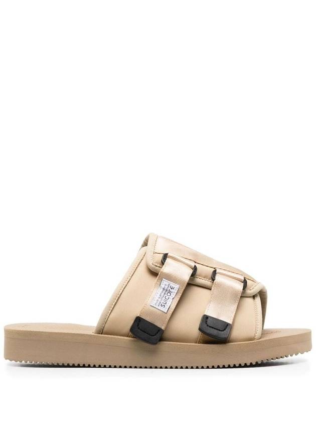 'Kaw-Cab' Beige Sandals With Velcro Fastening In Nylon Woman Suicoke - SUICOKE - BALAAN 1