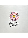 Floating Flower Short Sleeve T-Shirt White - MAISON KITSUNE - BALAAN 5