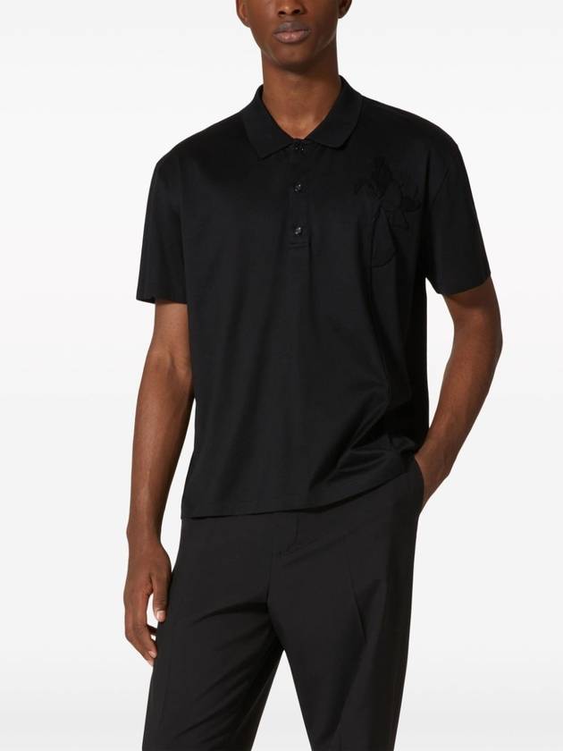 Valentino Garavani T-shirts and Polos Black - VALENTINO - BALAAN 3