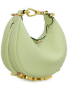 Nano Fendigraphy Hobo Tote Bag Green - FENDI - BALAAN 4