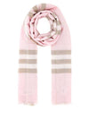 Lightweight Check Wool Silk Muffler Pink - BURBERRY - BALAAN 1