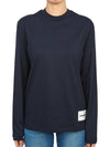 Women's Organic Cotton Long Sleeve T Shirt 3 Pack Navy - JIL SANDER - BALAAN 4