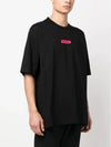 Lettering Oversized Short Sleeve T-Shirt Black - DSQUARED2 - BALAAN 5