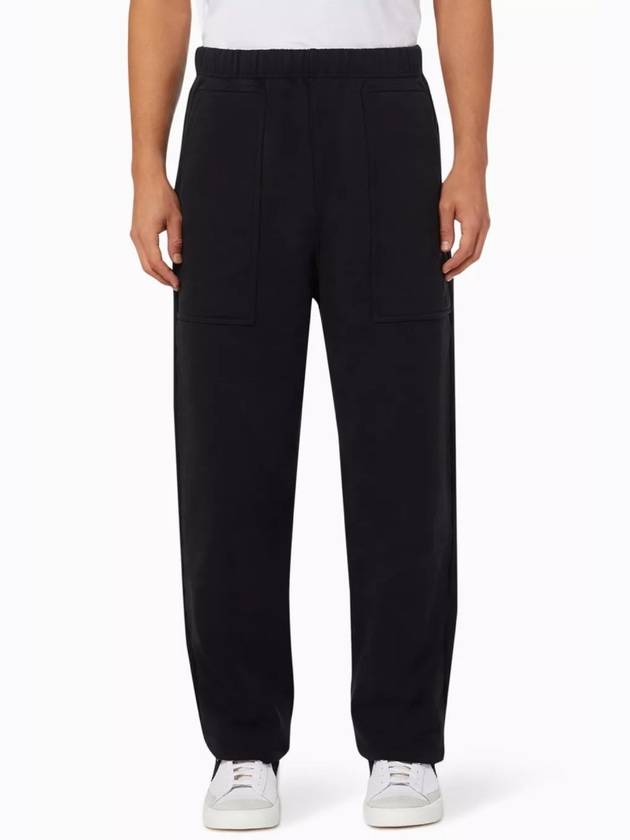 Big Heart Logo Track Pants Black - AMI - BALAAN 2