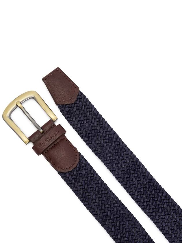 Men's Stretch Webbing Belt Blue - BARBOUR - BALAAN 4