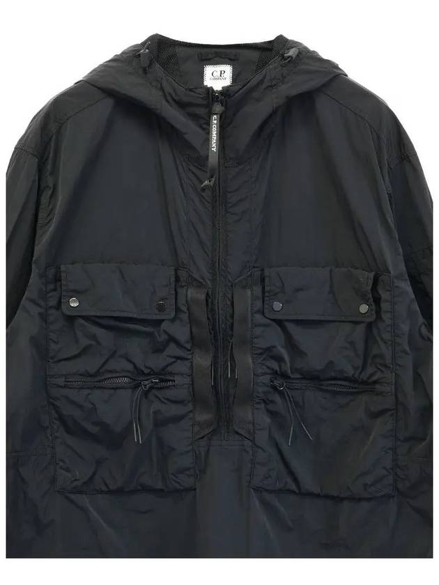 Chrome R Lens Hooded Jacket Black - CP COMPANY - BALAAN 5