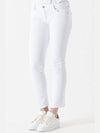 Women's Jennifer Crop Straight Jeans White - DSQUARED2 - BALAAN 3