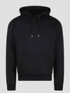 CD Icon Organic Cotton Fleece Hoodie Black - DIOR - BALAAN 2