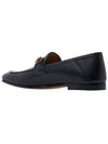 Horsebit Leather Loafers Black - GUCCI - BALAAN 4