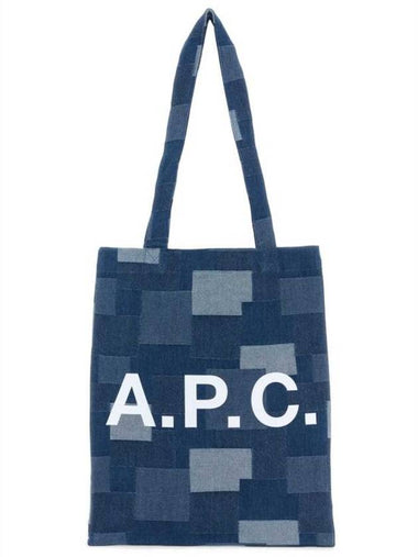 Lou Tote Bag Stonewashed Indigo - A.P.C. - BALAAN 1