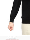 Men's Crew Neck Cashmere Knit Top Black - DRUMOHR - BALAAN 9