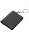 4 Stitch Keyring Card Wallet Black - MAISON MARGIELA - BALAAN 6