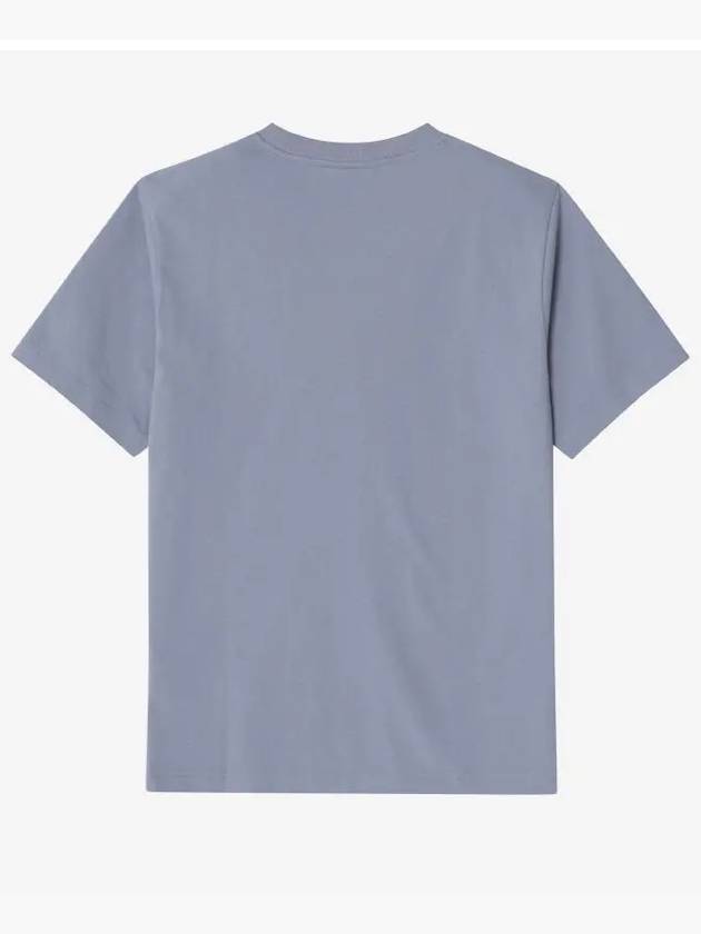Racing Fox Short Sleeve T-Shirt Light Blue - MAISON KITSUNE - BALAAN 4