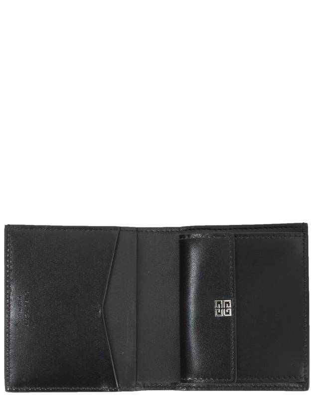 4G Metal Logo Small Half Wallet Black - GIVENCHY - BALAAN 7