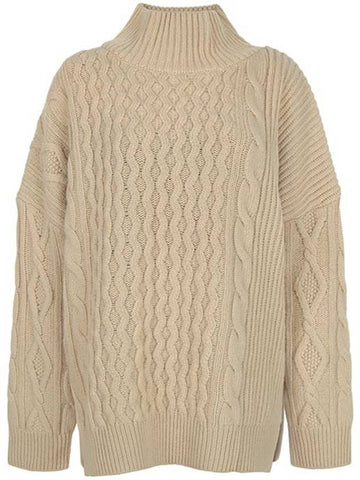 Sand Veneto Wool Knit 004 00355 - MAX MARA - BALAAN 1