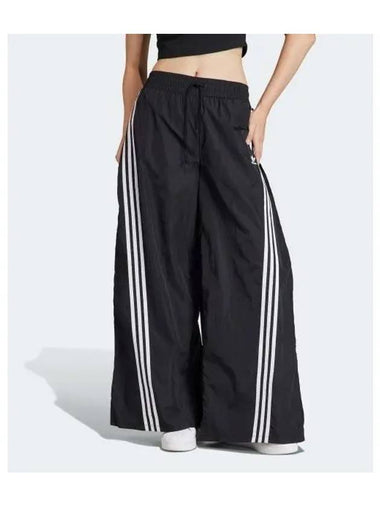 adidas ADILENIUM Mega Flared Track Pants Black IV9335 - ADIDAS - BALAAN 1