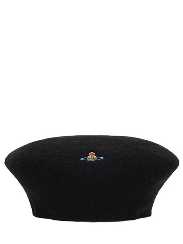 ORB Logo Beret Black - VIVIENNE WESTWOOD - BALAAN 2