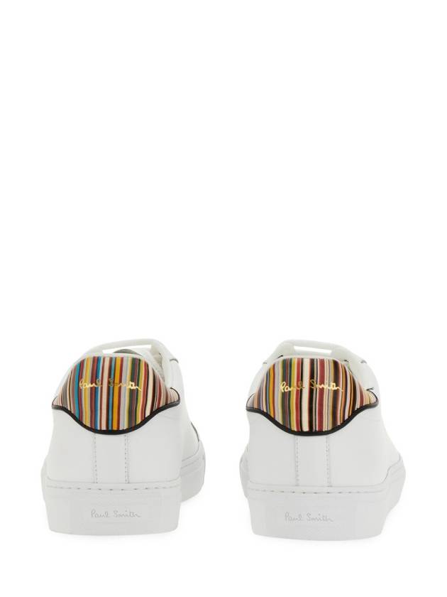 Stripe Logo Low Top Sneakers White - PAUL SMITH - BALAAN 6