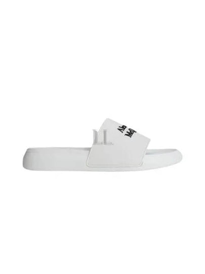 Logo Pool Slippers White - ALEXANDER MCQUEEN - BALAAN 2