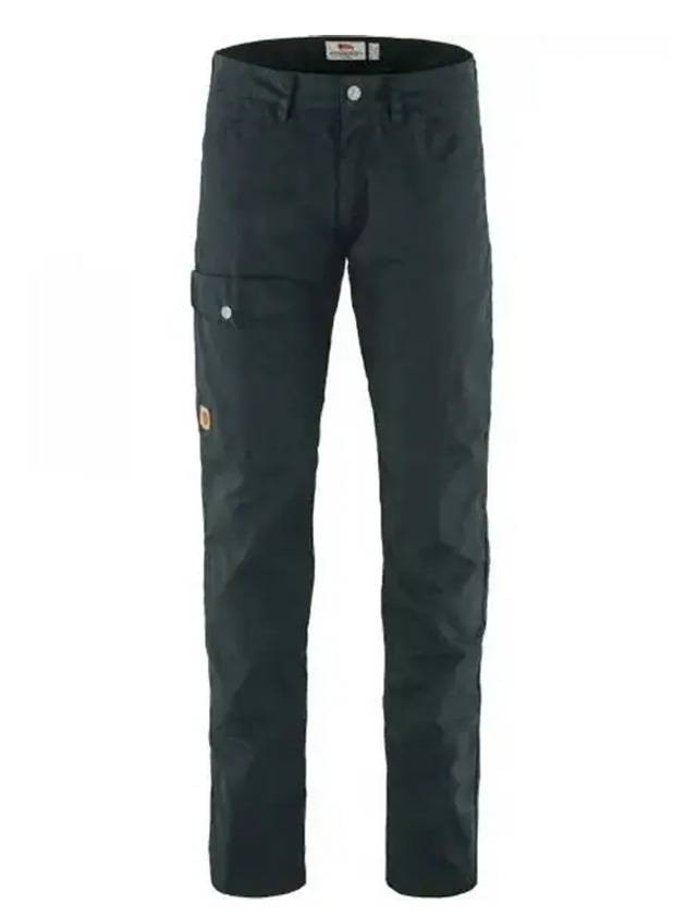 Men's Greenland Jeans Regular Track Pants Dark Navy - FJALL RAVEN - BALAAN 1