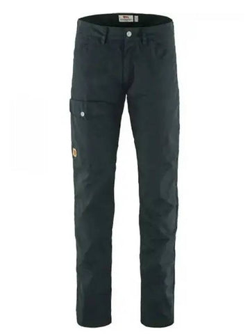 Men's Greenland Jeans Regular Track Pants Dark Navy - FJALL RAVEN - BALAAN 1