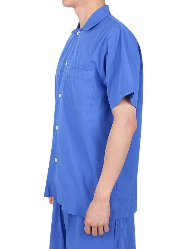 Poplin Pajamas Overfit Short Sleeve Shirt - TEKLA - BALAAN 3