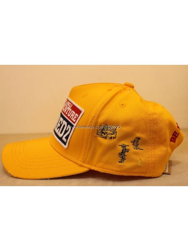 Logo Ball Cap Yellow - DSQUARED2 - BALAAN 7