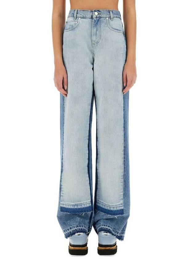 Stella McCartney Straight-Leg Jeans With Contrasting Panels - STELLA MCCARTNEY - BALAAN 6