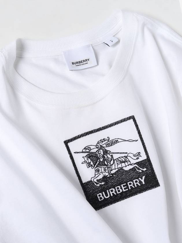 Margaux EKD Embroidered T-shirt 8071668 A1464 WHITE B0170301511 - BURBERRY - BALAAN 7