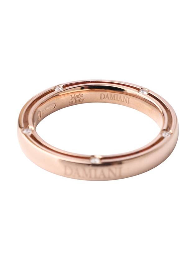 Pink gold dieside diamond ring No 7 33670 - DAMIANI - BALAAN 4