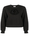 Black Women s Sweatshirt 8G00028 809KX 999 - MONCLER - BALAAN 2