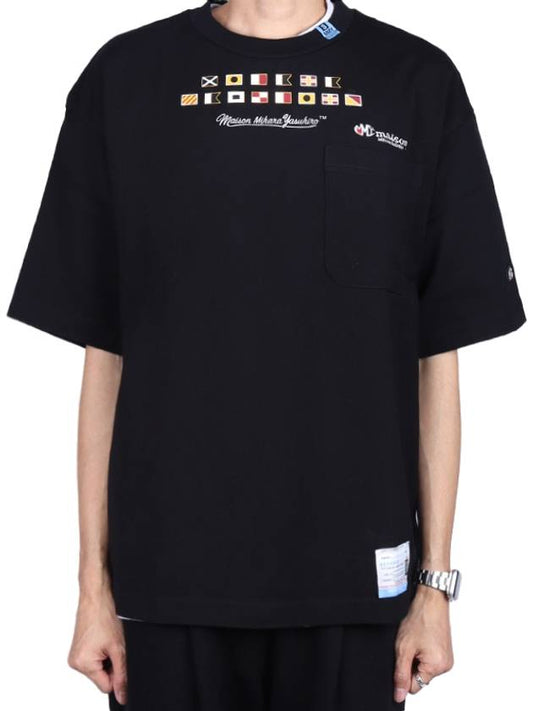 Maison long sleeve t-shirt A11TS681 BLACK BLACK - MAISON MIHARA YASUHIRO - BALAAN 2