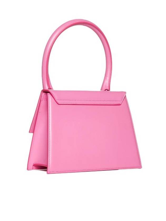 Le Grand Chiquito Large Signature Tote Bag Pink - JACQUEMUS - BALAAN 3