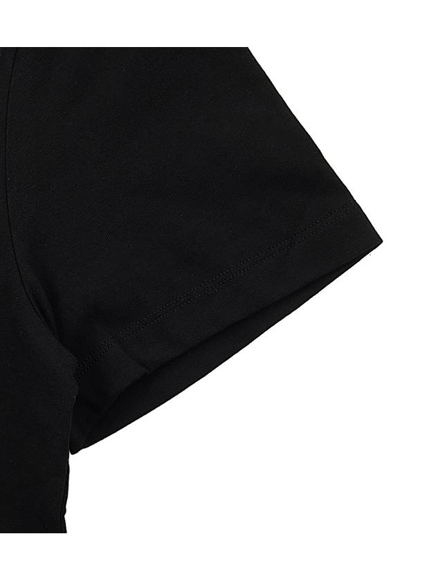 Men's Item Logo Cotton Short Sleeve T-Shirt Black - A.P.C. - BALAAN 6