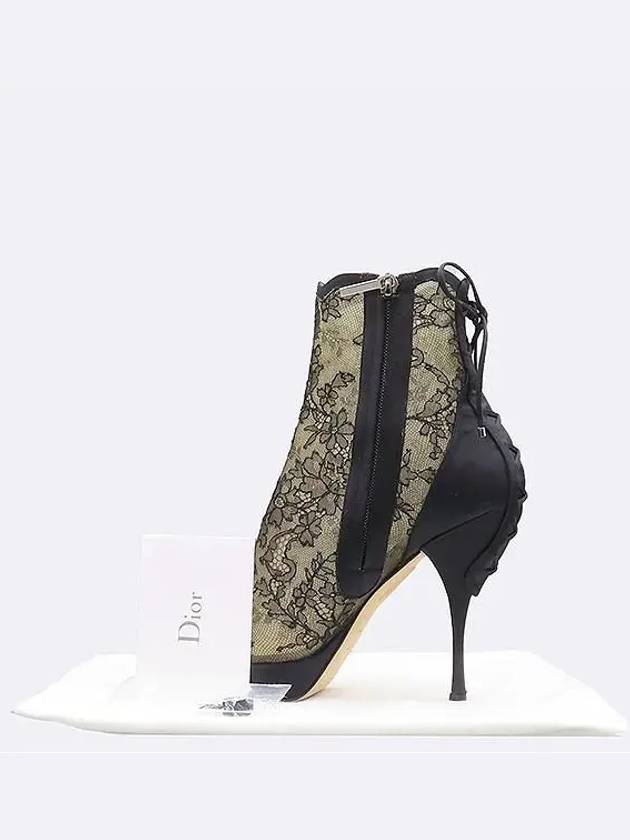 Flower Black Mesh Women s Shoes 240MM - DIOR - BALAAN 1