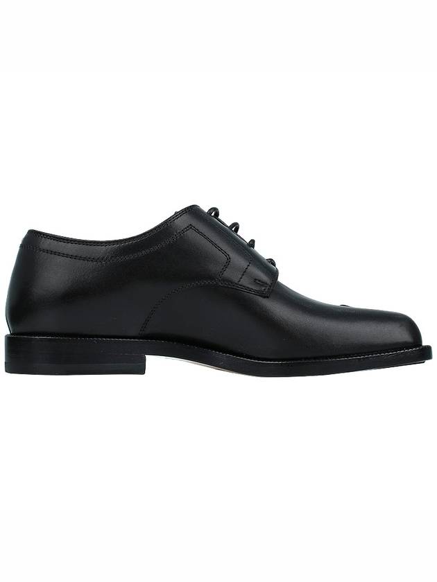 Tabi Lace Up Calf Leather Loafers Black - MAISON MARGIELA - BALAAN 5