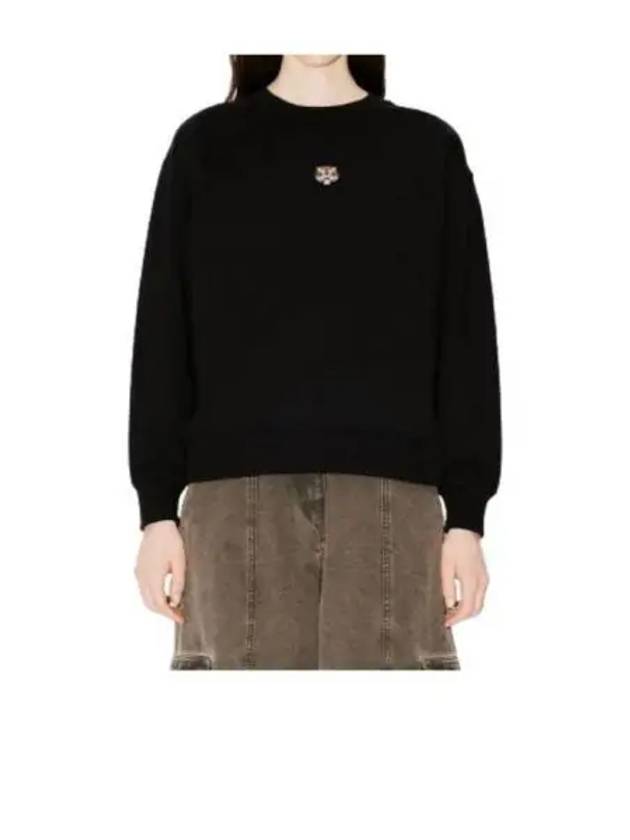 Lucky Tiger Embroidery Crew Neck Sweatshirt Black - KENZO - BALAAN 2