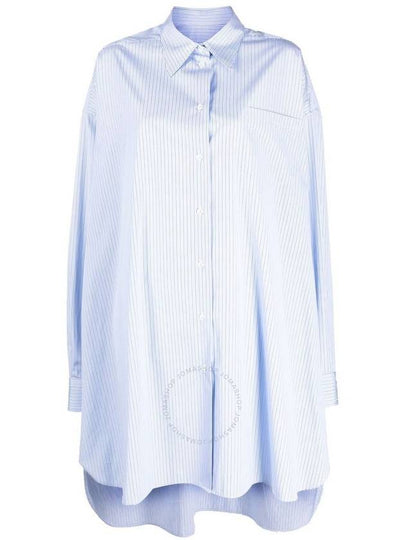 Cotton Poplin Pinstripe Shirt White - MAISON MARGIELA - BALAAN 2