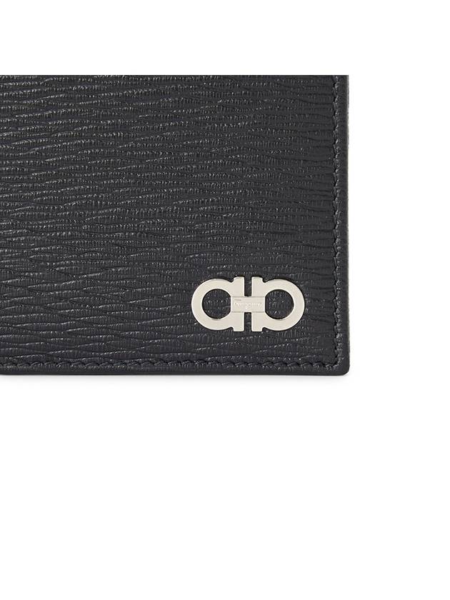 Gancini Half Wallet Black - SALVATORE FERRAGAMO - BALAAN 8