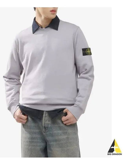 Wappen Patch Garment Dyed Sweatshirt Grey - STONE ISLAND - BALAAN 2