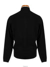 Lens Pocket Half Zip Up Wool Knit Top Black - CP COMPANY - BALAAN 4