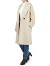 Karim Cashmere Double Coat Ivory - MAX MARA - BALAAN 7